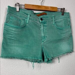 Joe's‎ Jeans Women Chic Teal Cut Off Jean Shorts
